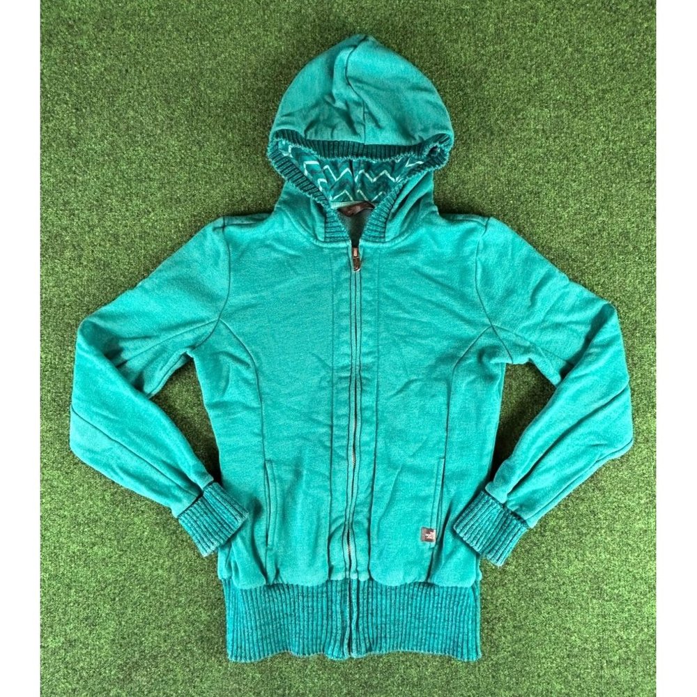 The North Face Blue‎ Full Zip Stretch Hoodie Womens Size Small